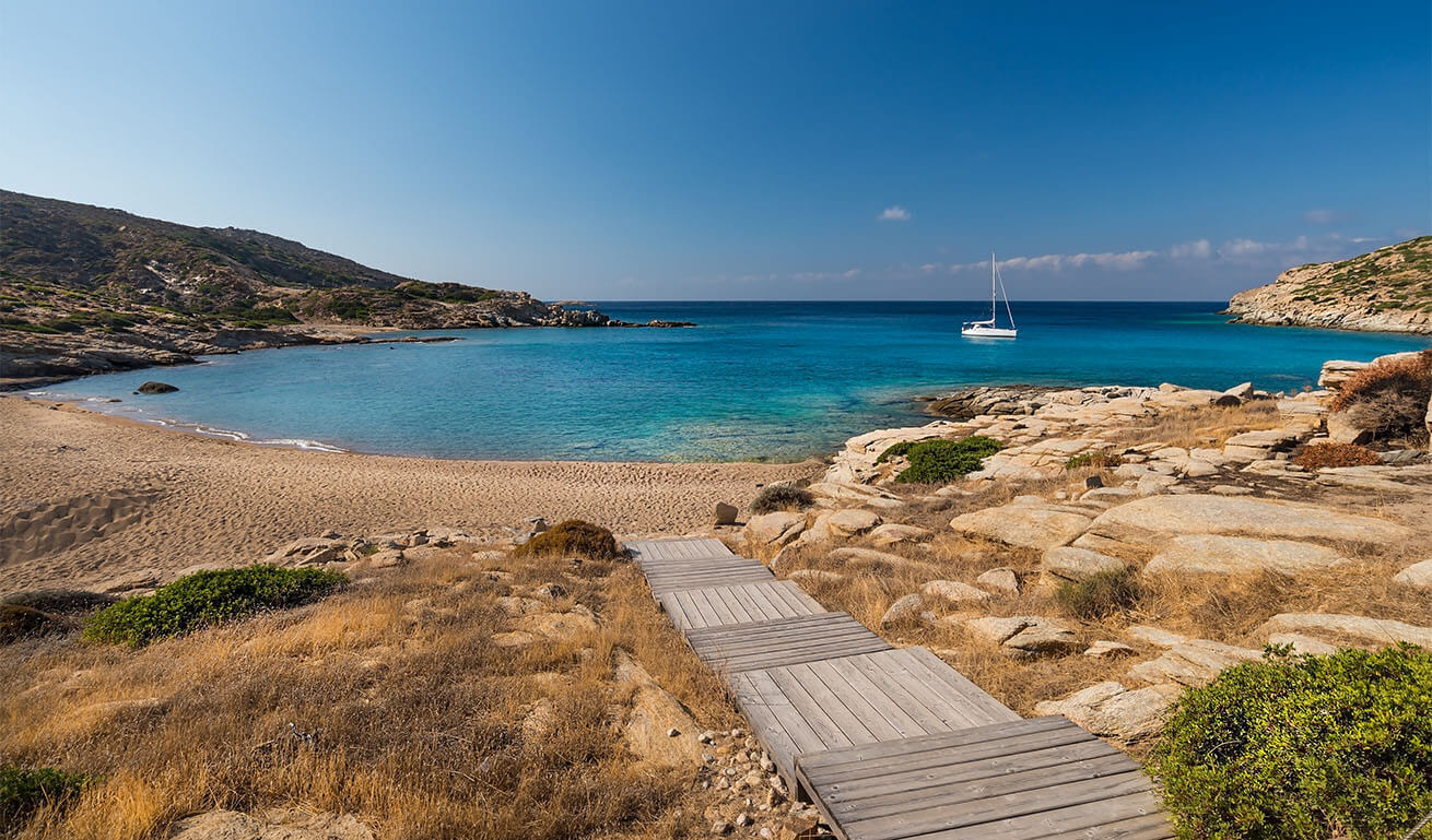 The beaches of Ios Island