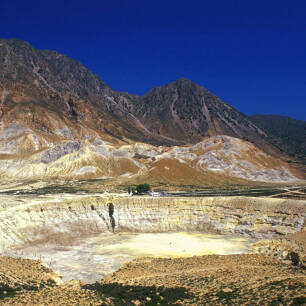 View of Nisiros volcano area