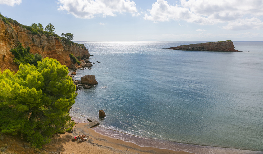 sand beach in the island of Alonissos