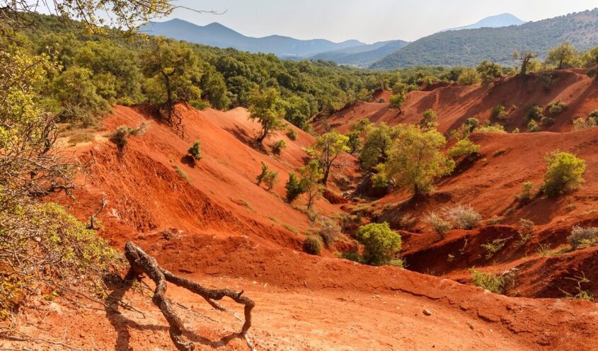 Red Clay Hills of Preveza